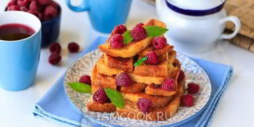 французские тосты в духовке