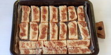 французские тосты в духовке