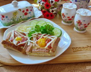 Тосты Карбонара