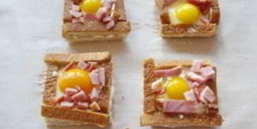 тосты карбонара