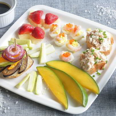 Тосты с овощами