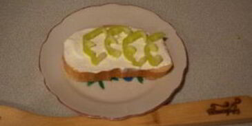 запеченные тосты с паприкой