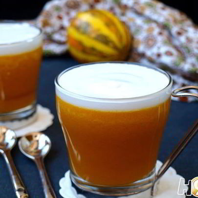 Тыквенное желе с меренгой