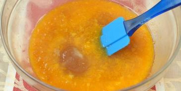 тыквенное желе с меренгой