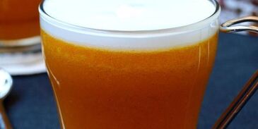 тыквенное желе с меренгой