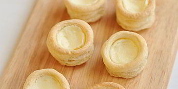 волованы с красной икрой