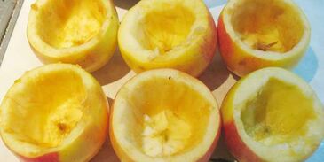 яблочки, фаршированные мясом