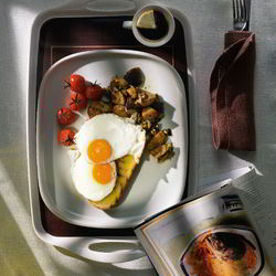 Яичница с помидорами