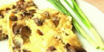 простая яичница с грибами