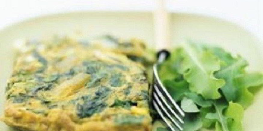 Рецепт яичницы-болтуньи со шпинатом