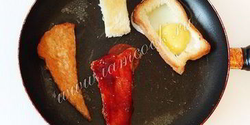 яичница по-бирмингемски и чайные тосты