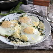 Рецепт Яичницы с крапивой