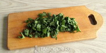 яичница с крапивой