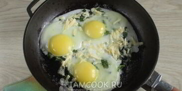 яичница с крапивой
