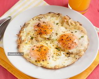Яичница с луком