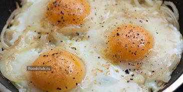 яичница с луком