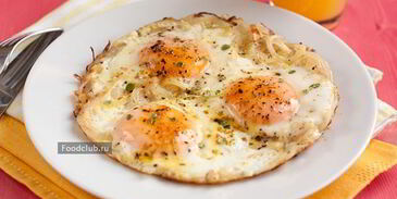 яичница с луком