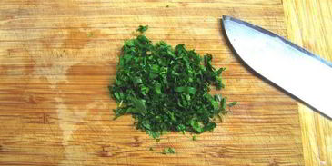 яичница с плоской стручковой фасолью