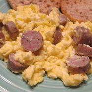 Рецепт Яичницы с сосиской