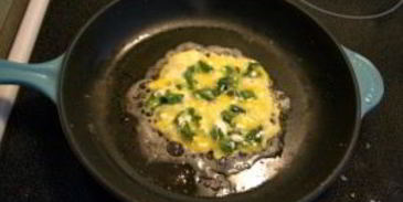 яичница с творогом