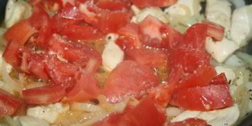 яичница со сметаной