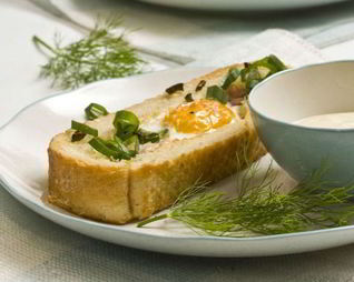 Яичница в чиабатте