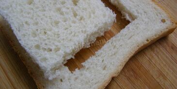 яичница в хлебе