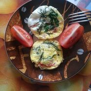 Рецепт Яичницы в микроволновке