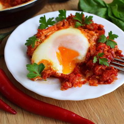Яичница в томате по-африкански