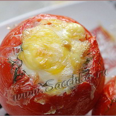 Яичница в томате