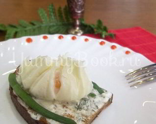 Яичница, варенная в пакете