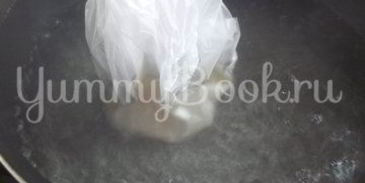 яичница, варенная в пакете