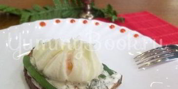 яичница, варенная в пакете