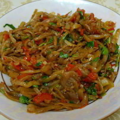 Закуска из баклажанов по-корейски