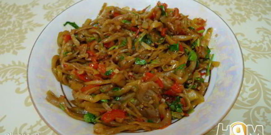 Рецепт закуски из баклажанов по-корейски