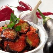 Рецепт Закуски из острых баклажан на зиму