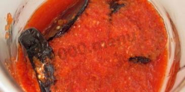 закуска из острых баклажан на зиму