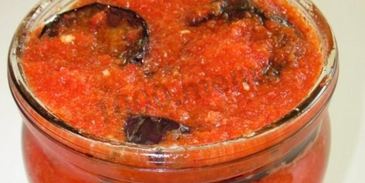 закуска из острых баклажан на зиму