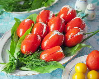 Закуска Новогодние тюльпаны