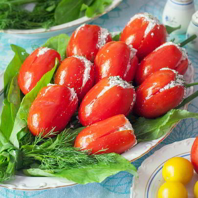 Закуска Новогодние тюльпаны