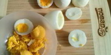 закуска петушки из яиц