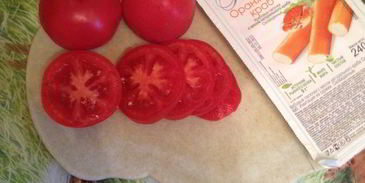 закуска с крабом