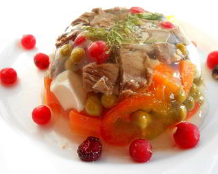 Заливное из говядины