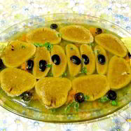 Рецепт Заливного из говяжьего языка с маслинами