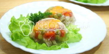 заливное из курицы праздничное