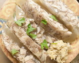 Заливное из курицы в мультиварке