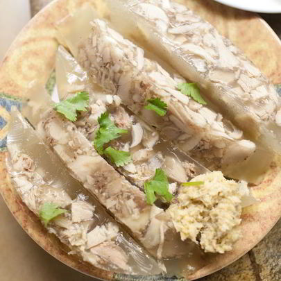 Заливное из курицы в мультиварке