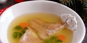 заливное из морского окуня