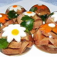 Рецепт Заливного из свиного языка праздничное