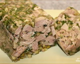 Заливное из ветчины